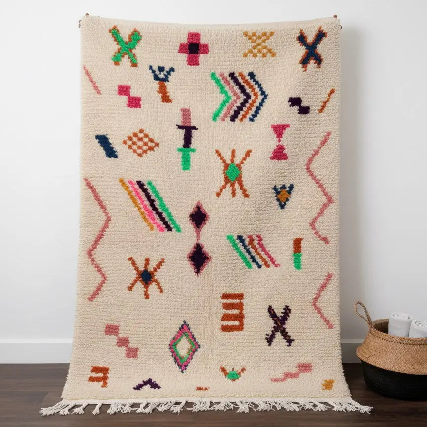 White Moroccan Rug