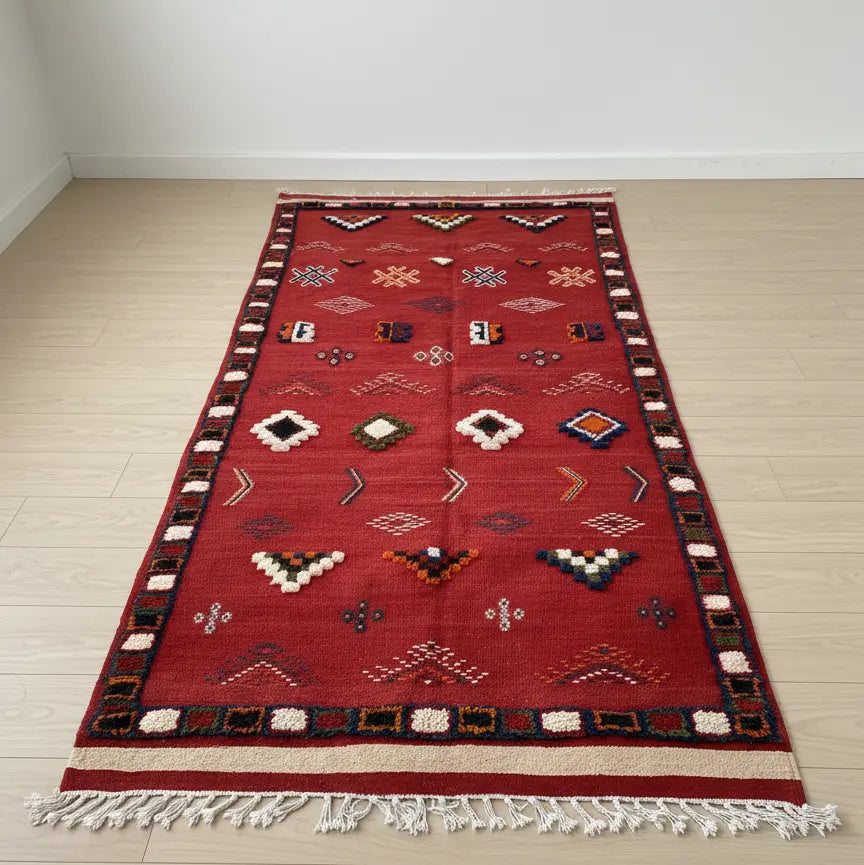 Red Moroccan Rug
