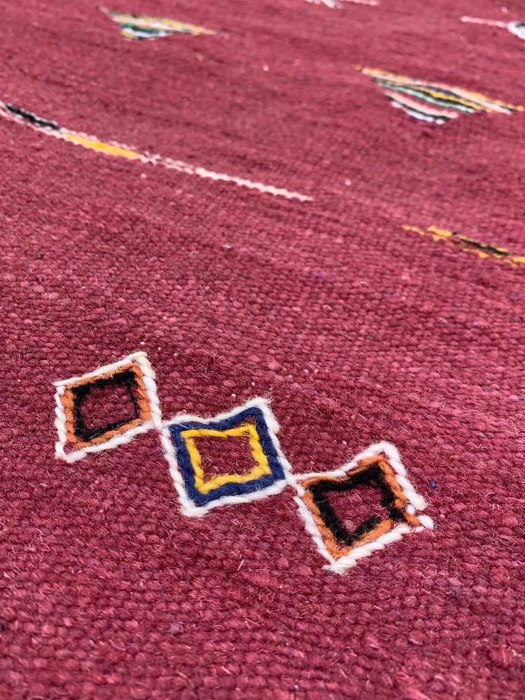 Reddish Brown Moroccan Rug