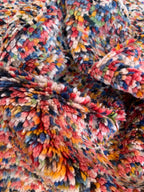 Hand-Knotted Moroccan Rug – Vibrant Multicolor Wool from Taznakht