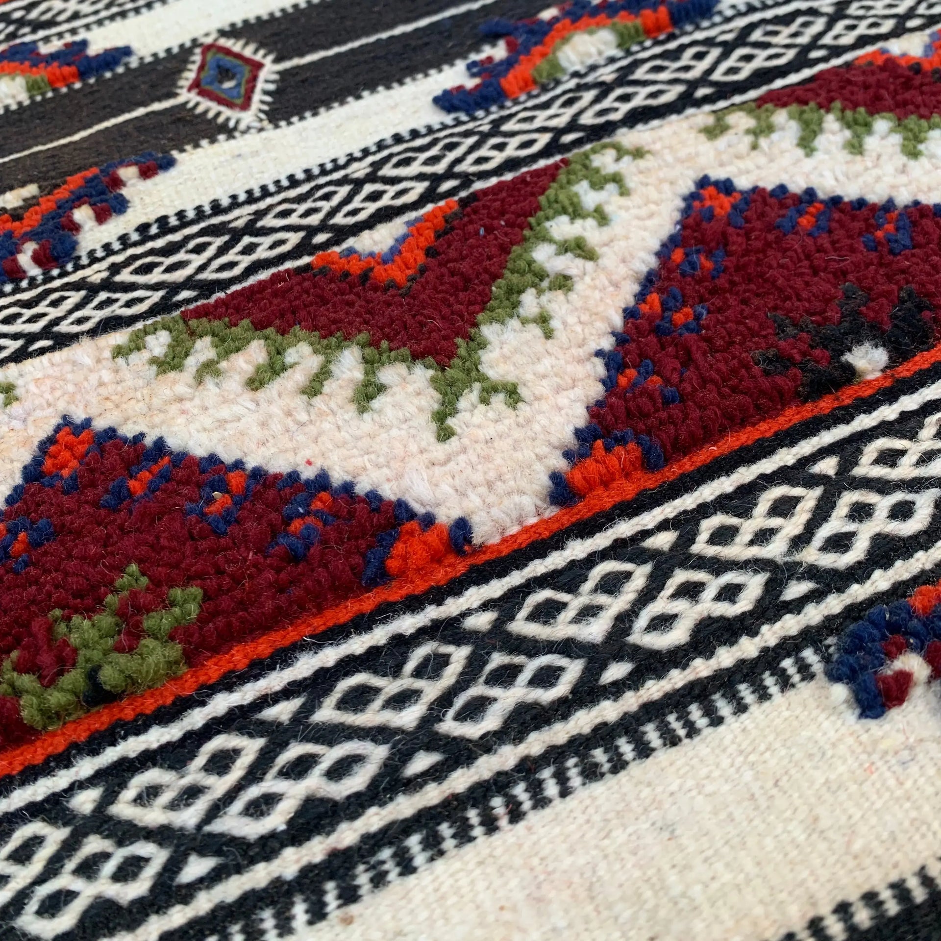 Small Moroccan Wool Rug