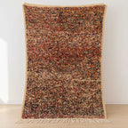 Hand-Knotted Moroccan Rug – Vibrant Multicolor Wool from Taznakht