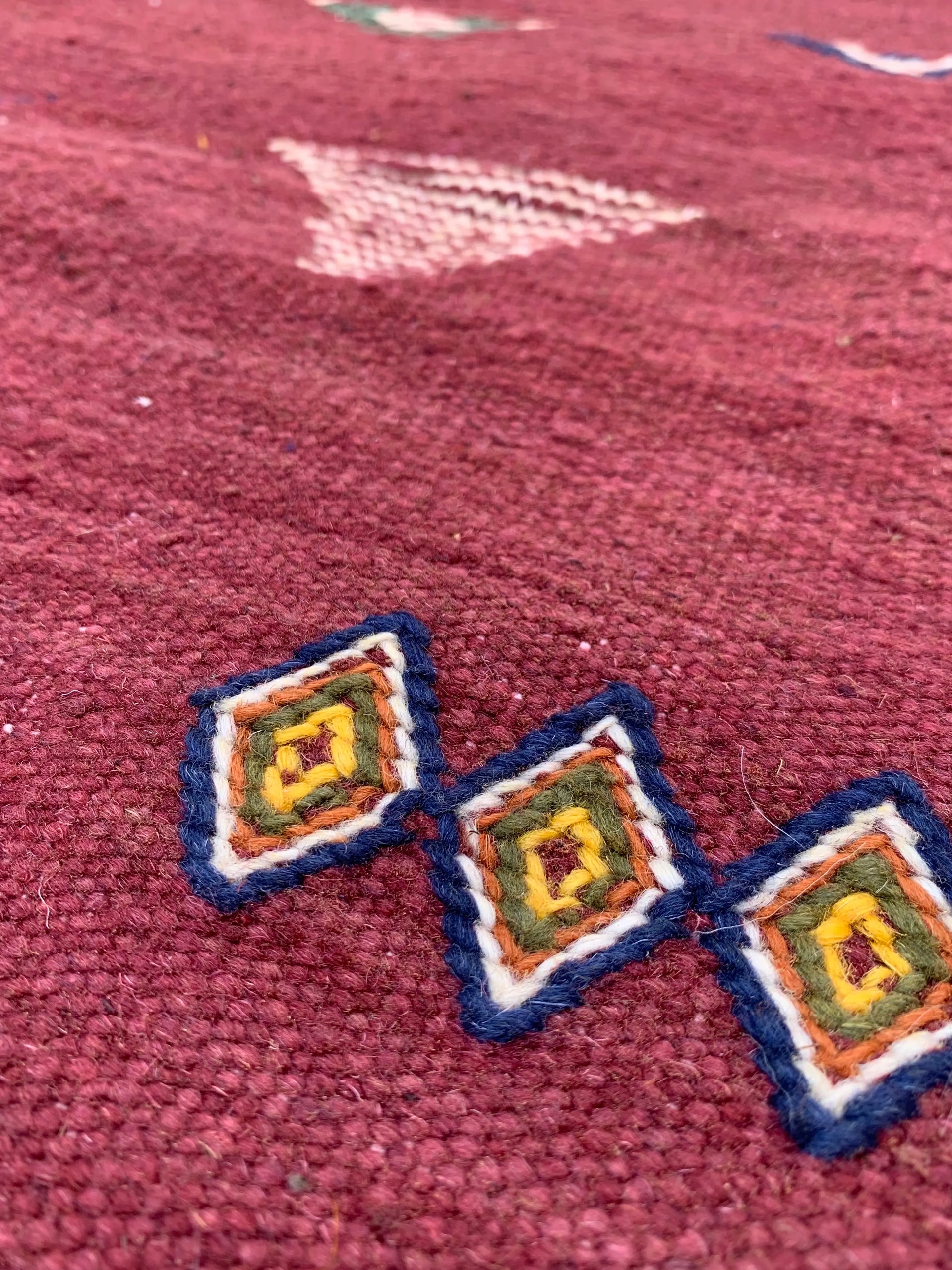 Reddish Brown Moroccan Rug