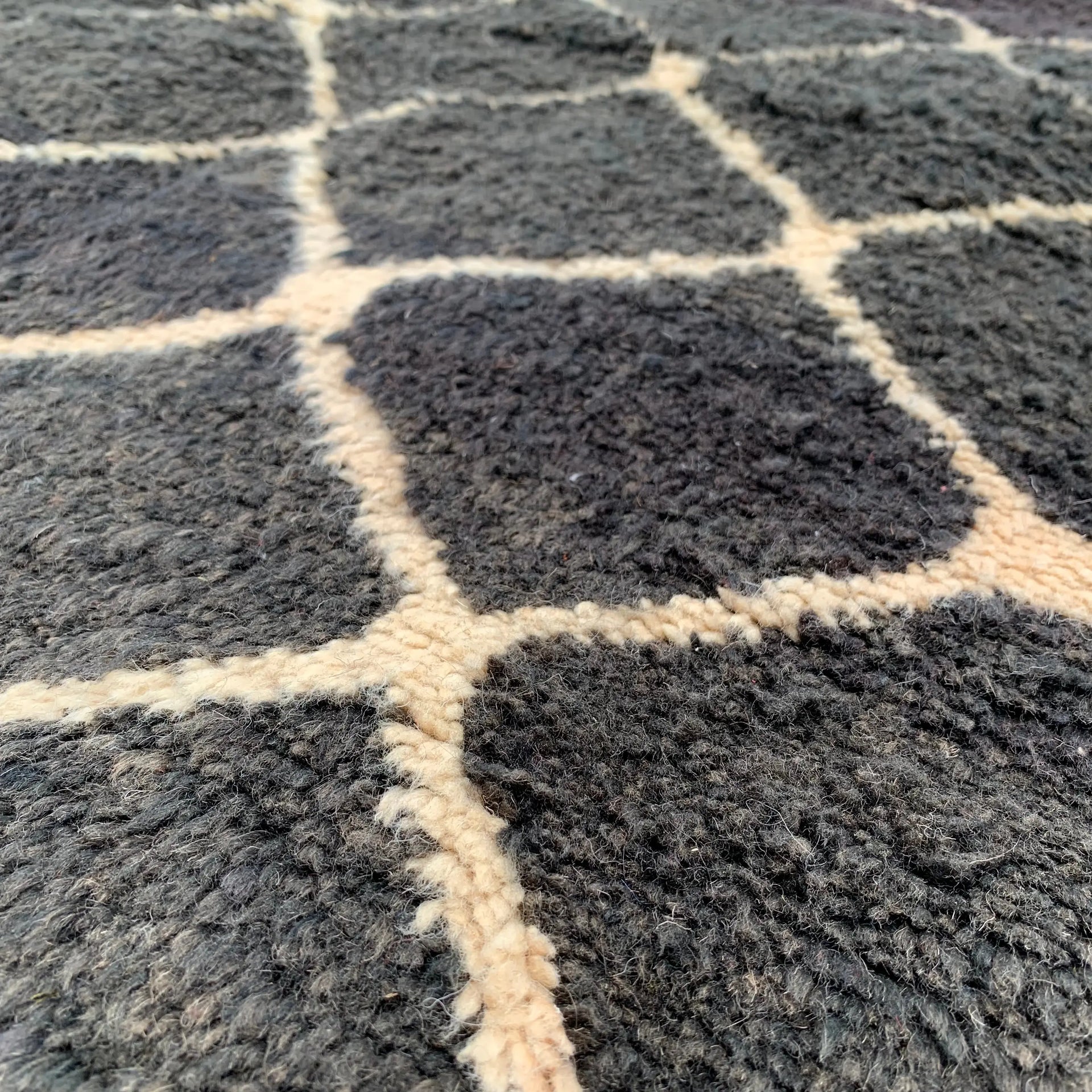 Black & White Moroccan Rug