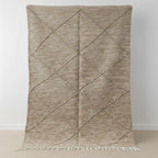Beige Flat-Weave Rug – 200 × 120 cm (79” × 47”) TazRugs