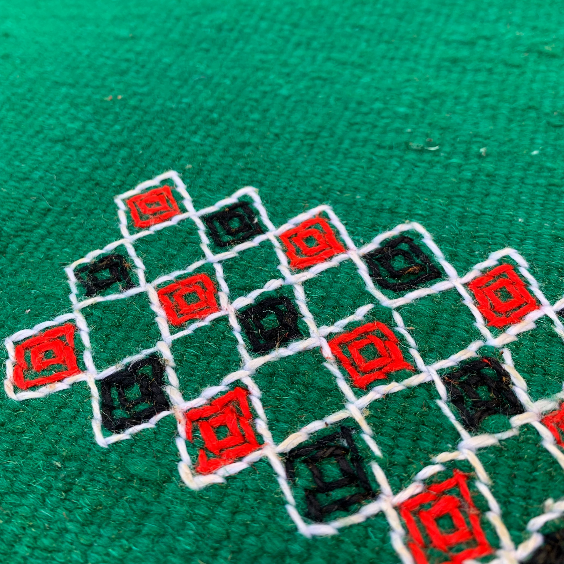 Green Kilim Rug 