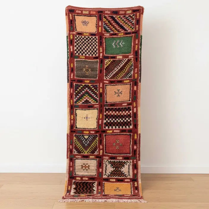 Moroccan Runner Rug – Handwoven Colorful Runner from Taznakht
