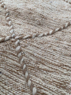 Beige Flat-Weave Rug – 200 × 120 cm (79” × 47”) TazRugs