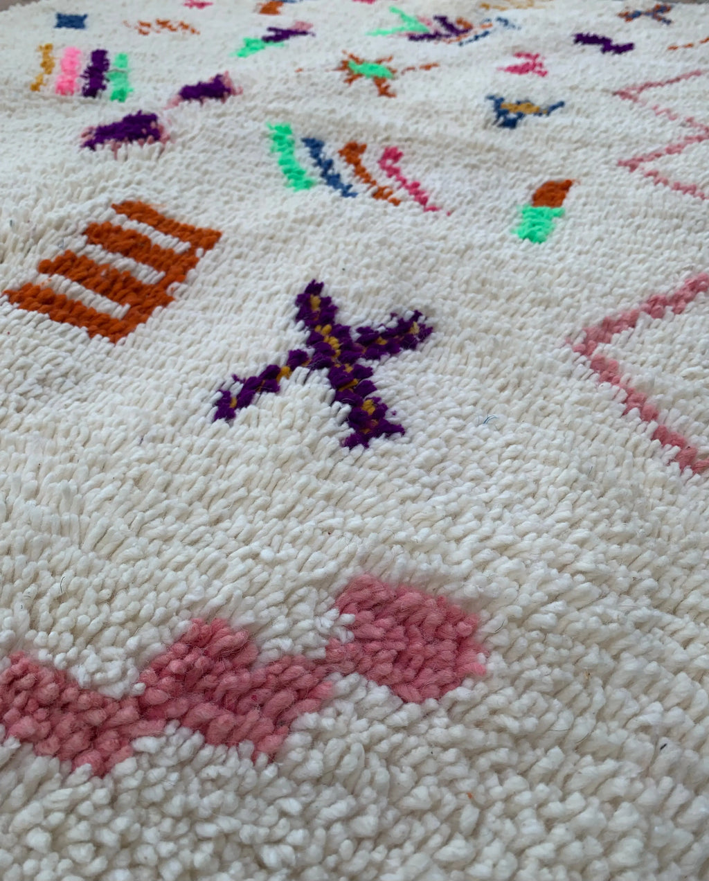 White Moroccan Rug