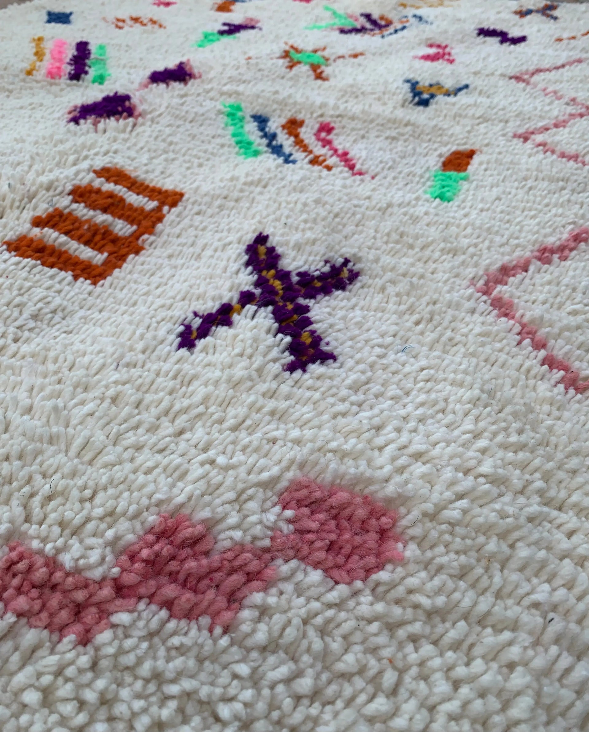 White Moroccan Rug