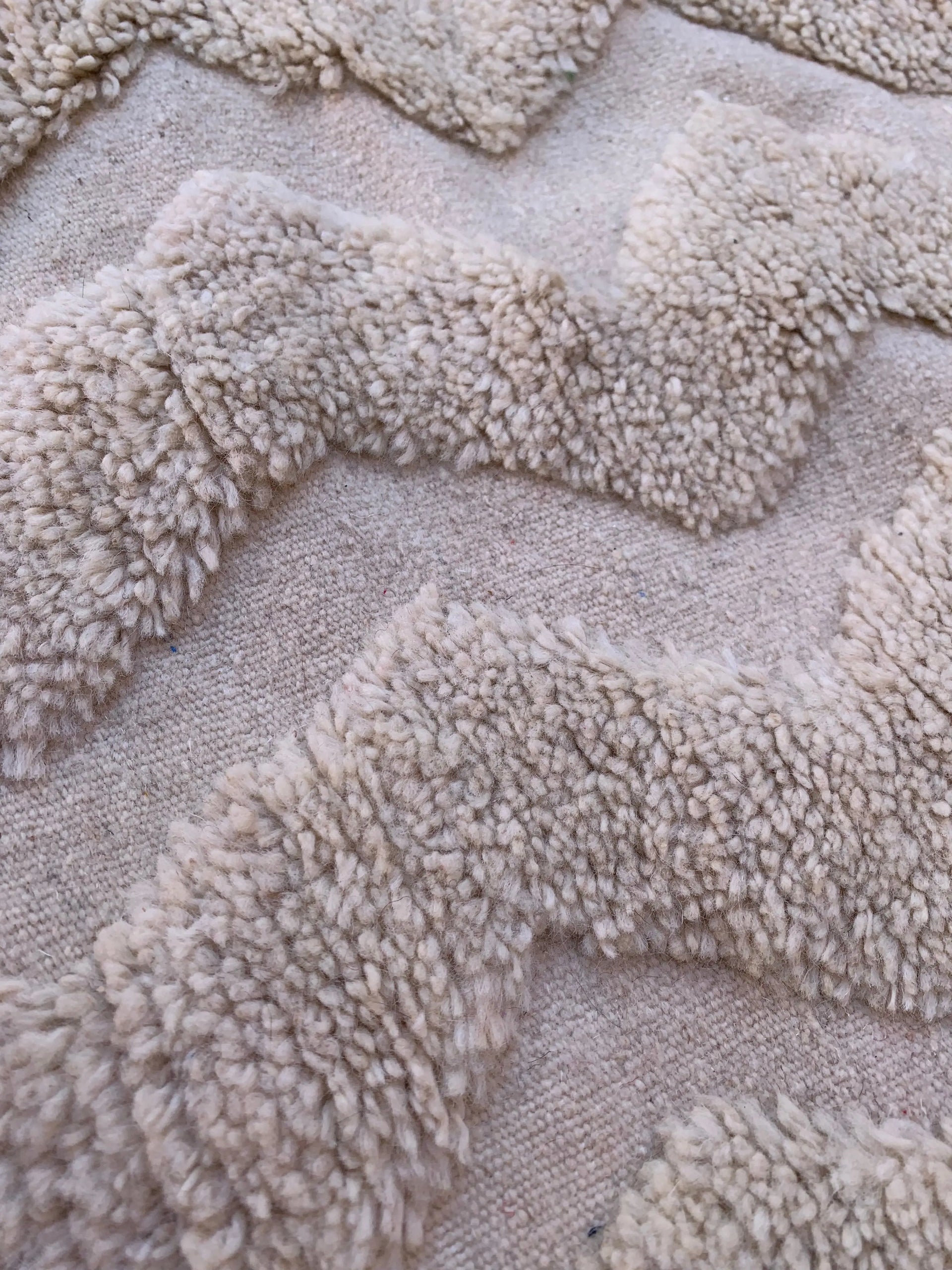 White Moroccan Rug – Handwoven Artisan Wool Piece