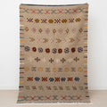 Gray Moroccan Rug – Handwoven Wool from Taznakht