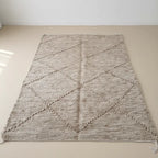 Beige Flat-Weave Rug – 200 × 120 cm (79” × 47”) TazRugs