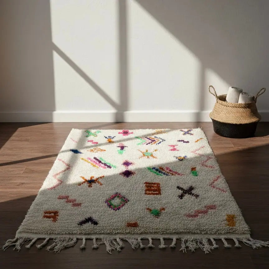 White Moroccan Rug