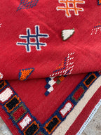 Red Moroccan Rug