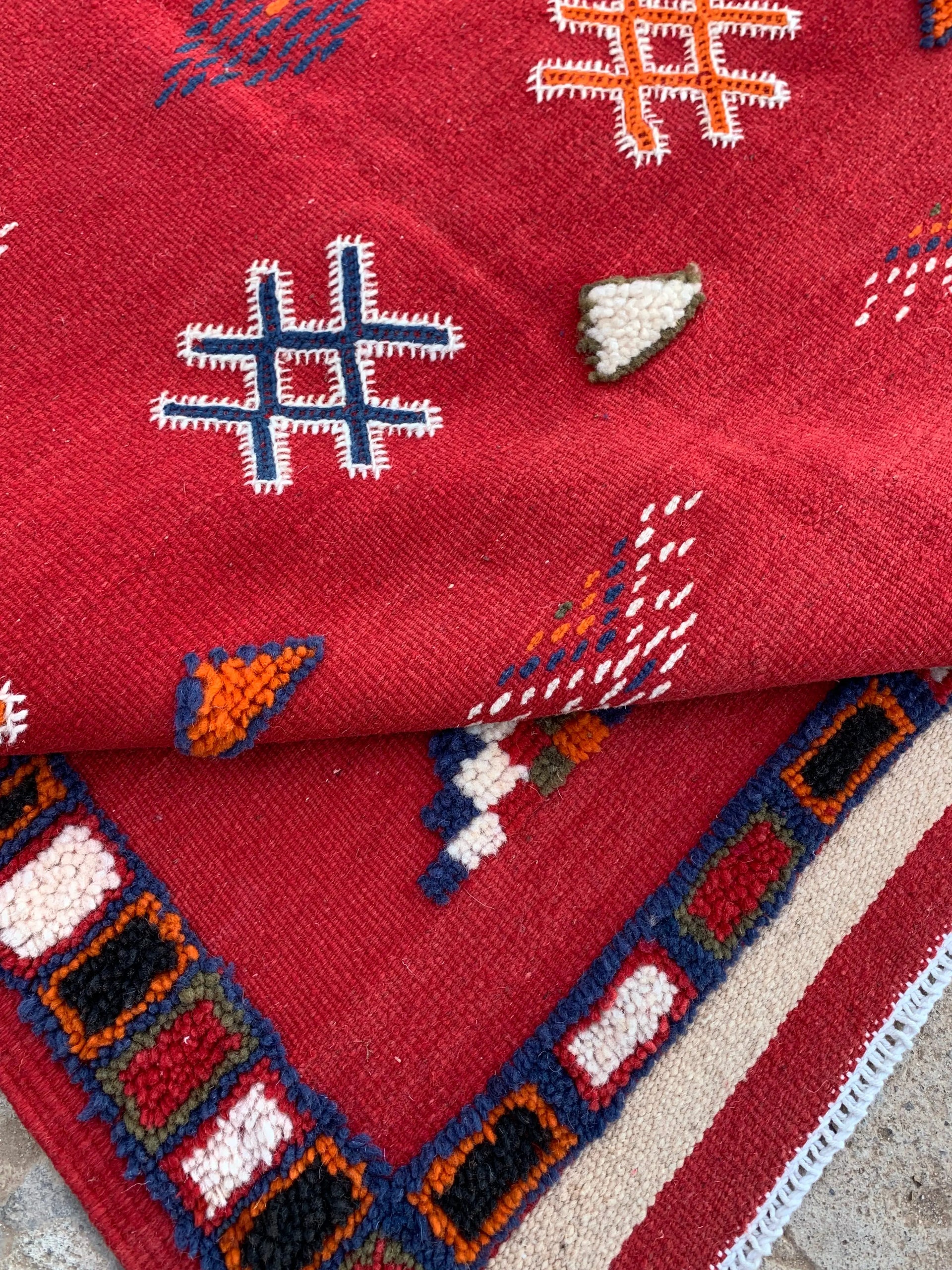 Red Moroccan Rug