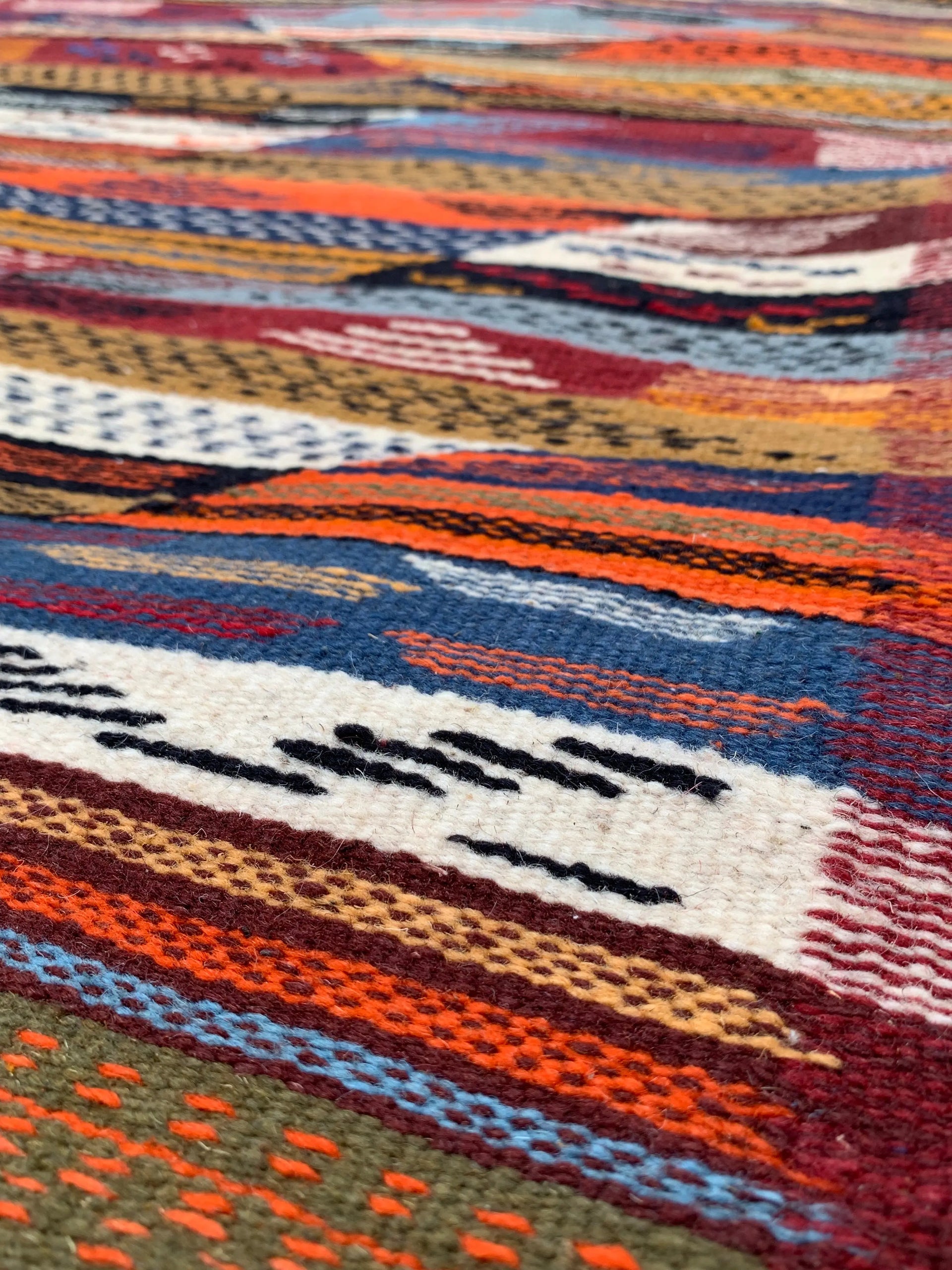 Multicolor Moroccan Kilim Rug