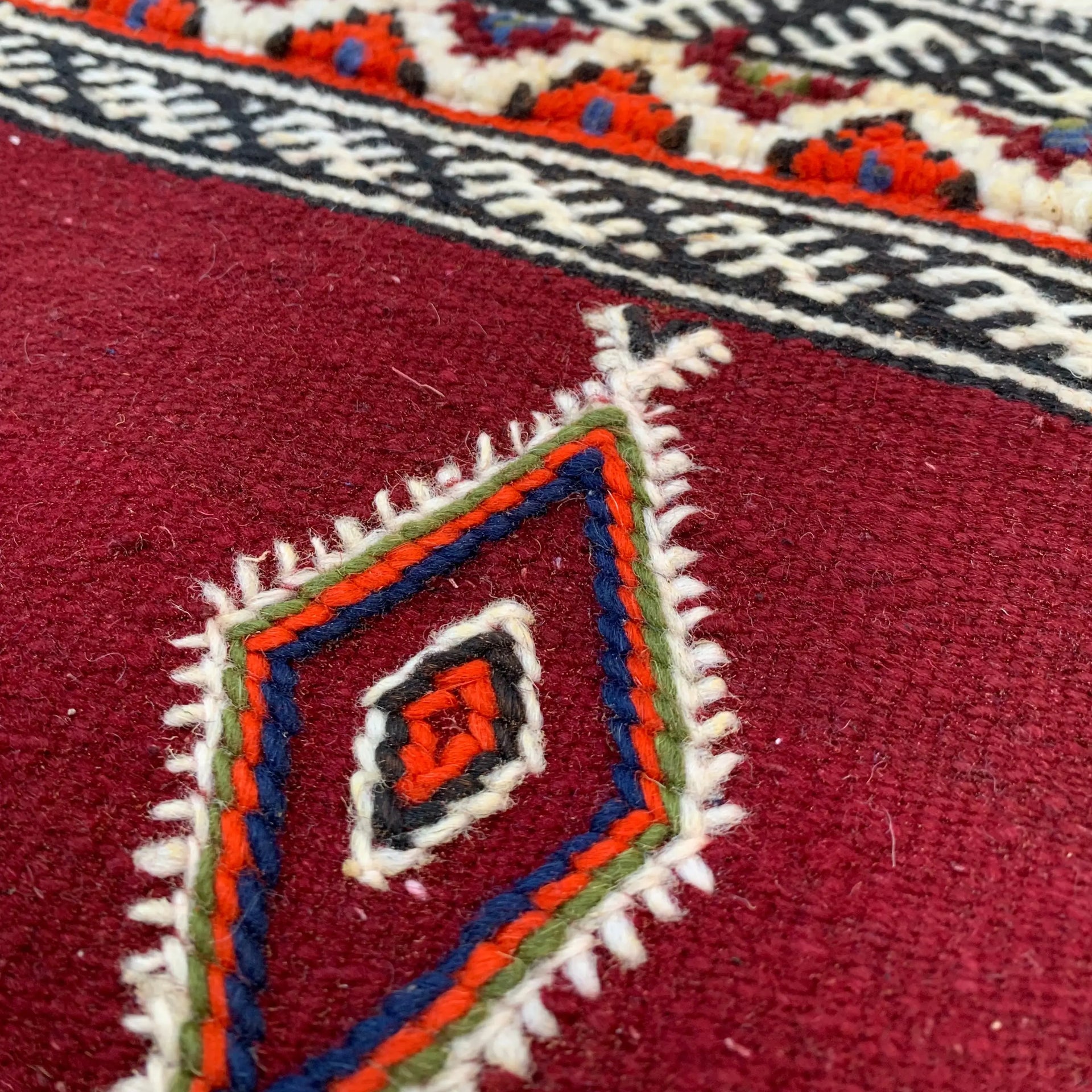 Small Moroccan Wool Rug
