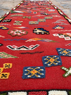 Red Runner Moroccan Rug 