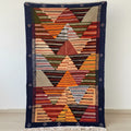 Moroccan Kilim Rug – Handwoven Reversible Picasso Rug from Taznakht