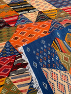 Blue Kilim Moroccan Rug