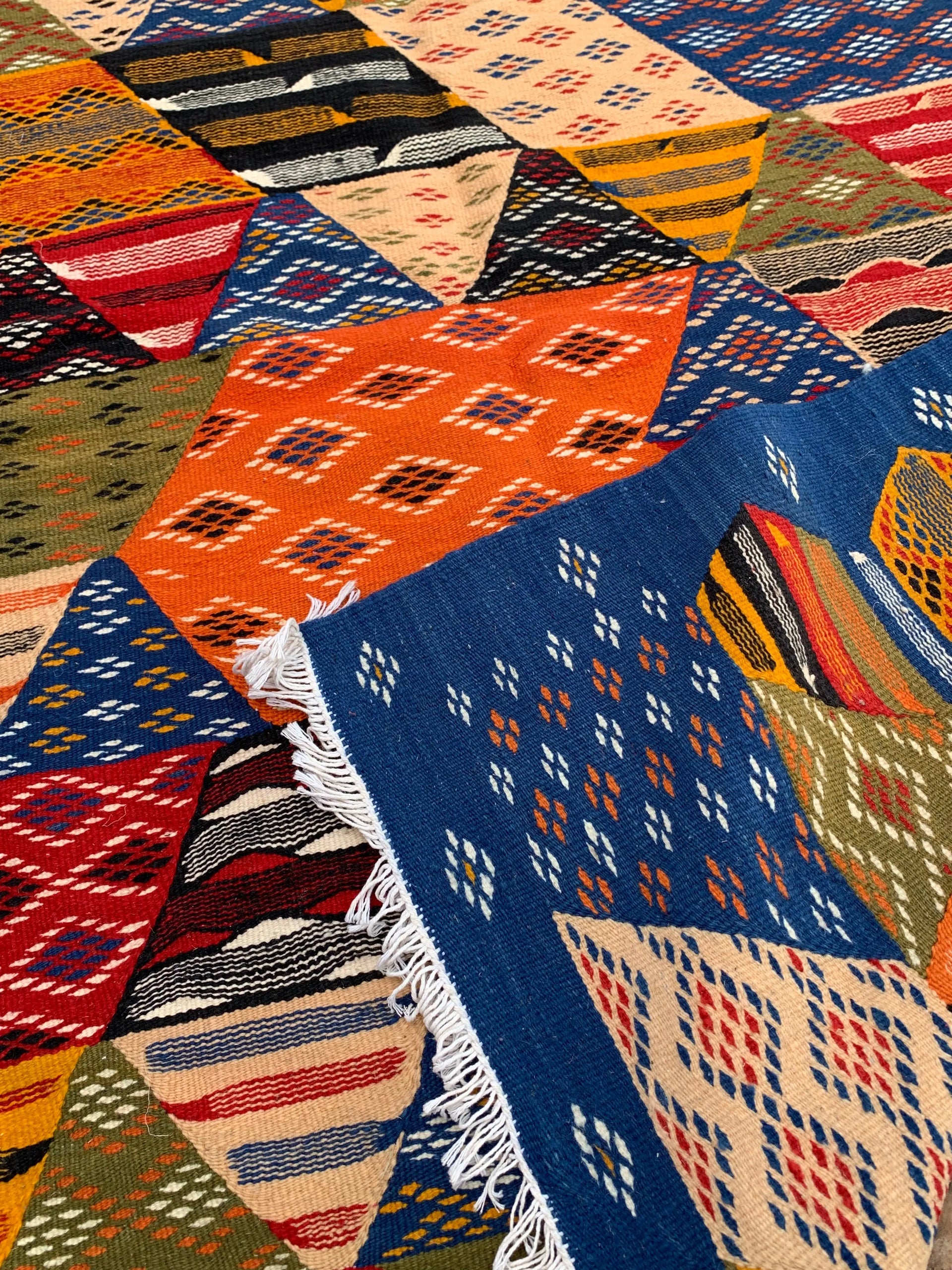 Blue Kilim Moroccan Rug