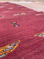 Reddish Brown Moroccan Rug