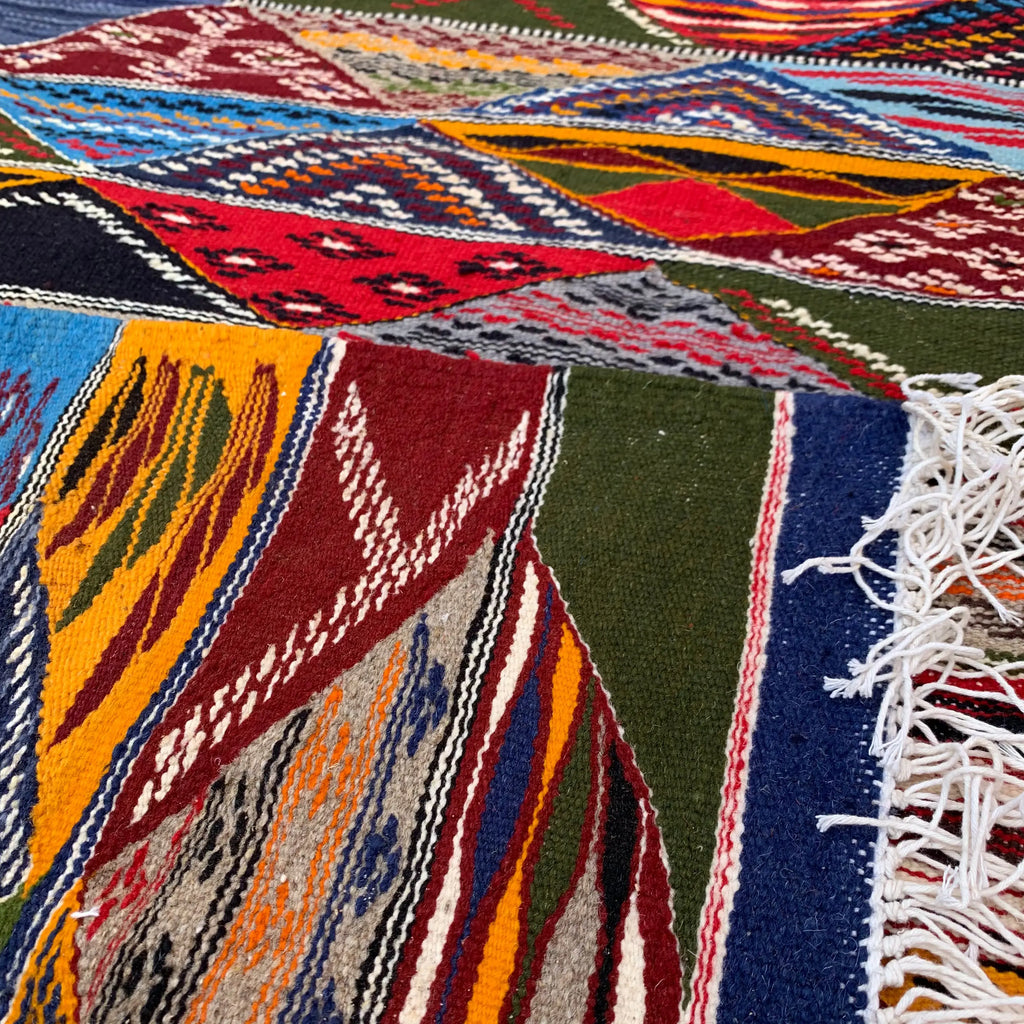 Moroccan Kilim Runner Rug 
