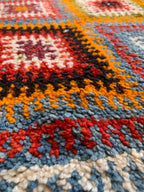Traditional Moroccan Rug – Handwoven Artisan Wool  Piece