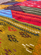 Multicolor Kilim Moroccan Rug – Handwoven Artisan Wool Piece
