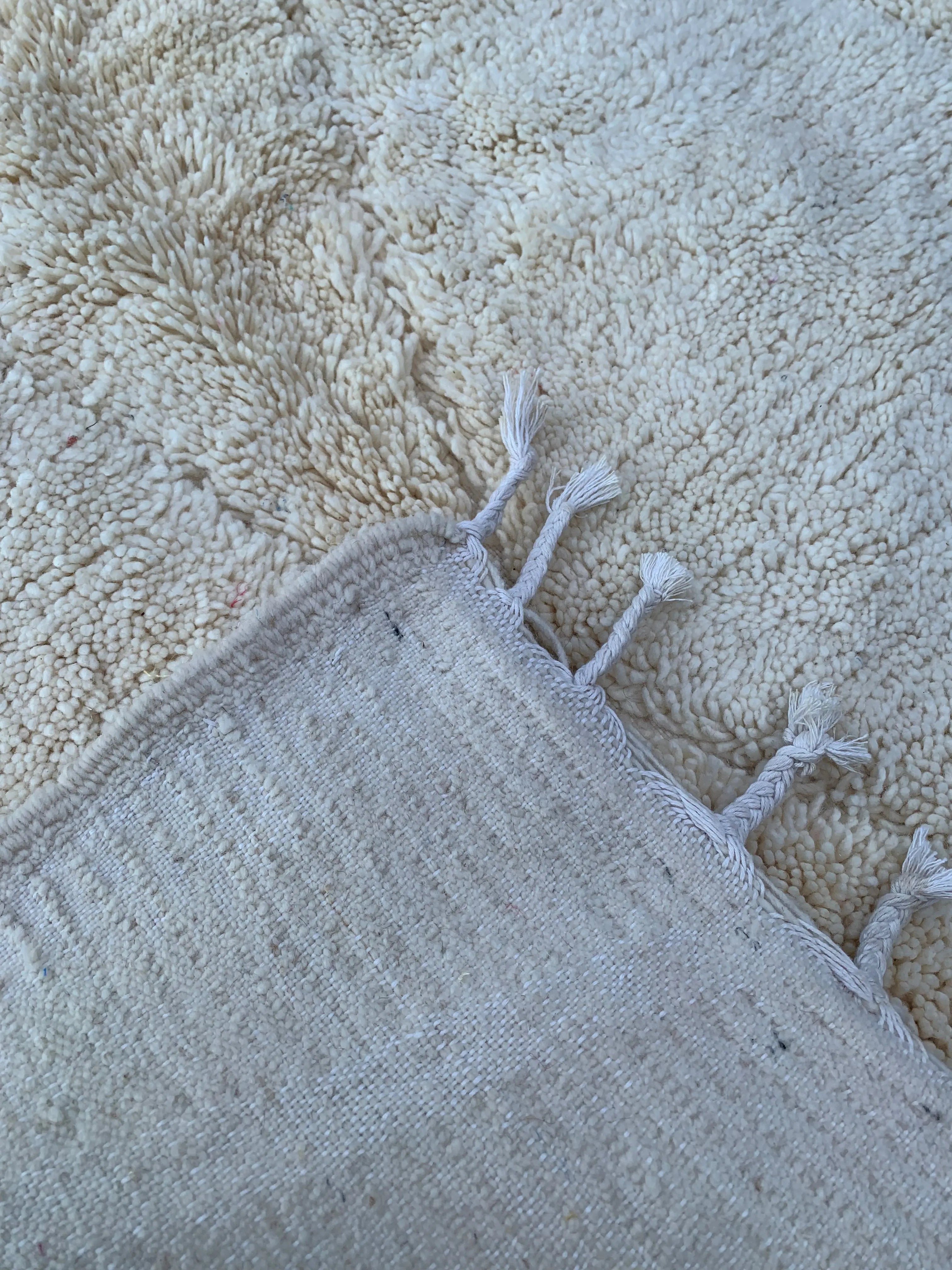 white moroccan rug