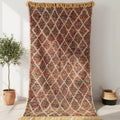 Multicolor Knotted Moroccan Rug 