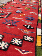 Red Runner Moroccan Rug 