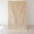 White Moroccan Rug – Handwoven Artisan Wool Piece