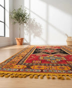 Vintage Moroccan Rug – Handwoven Artisan Treasure