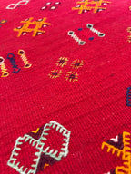 Close-up of Amazigh geometric motifs