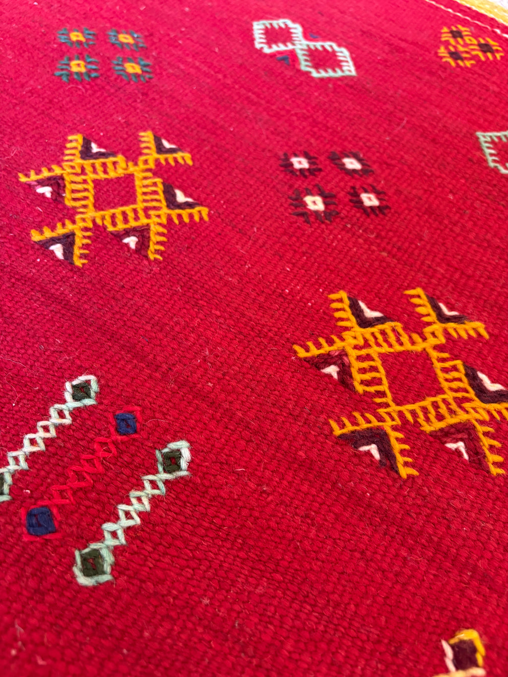 Close-up of Amazigh geometric motifs