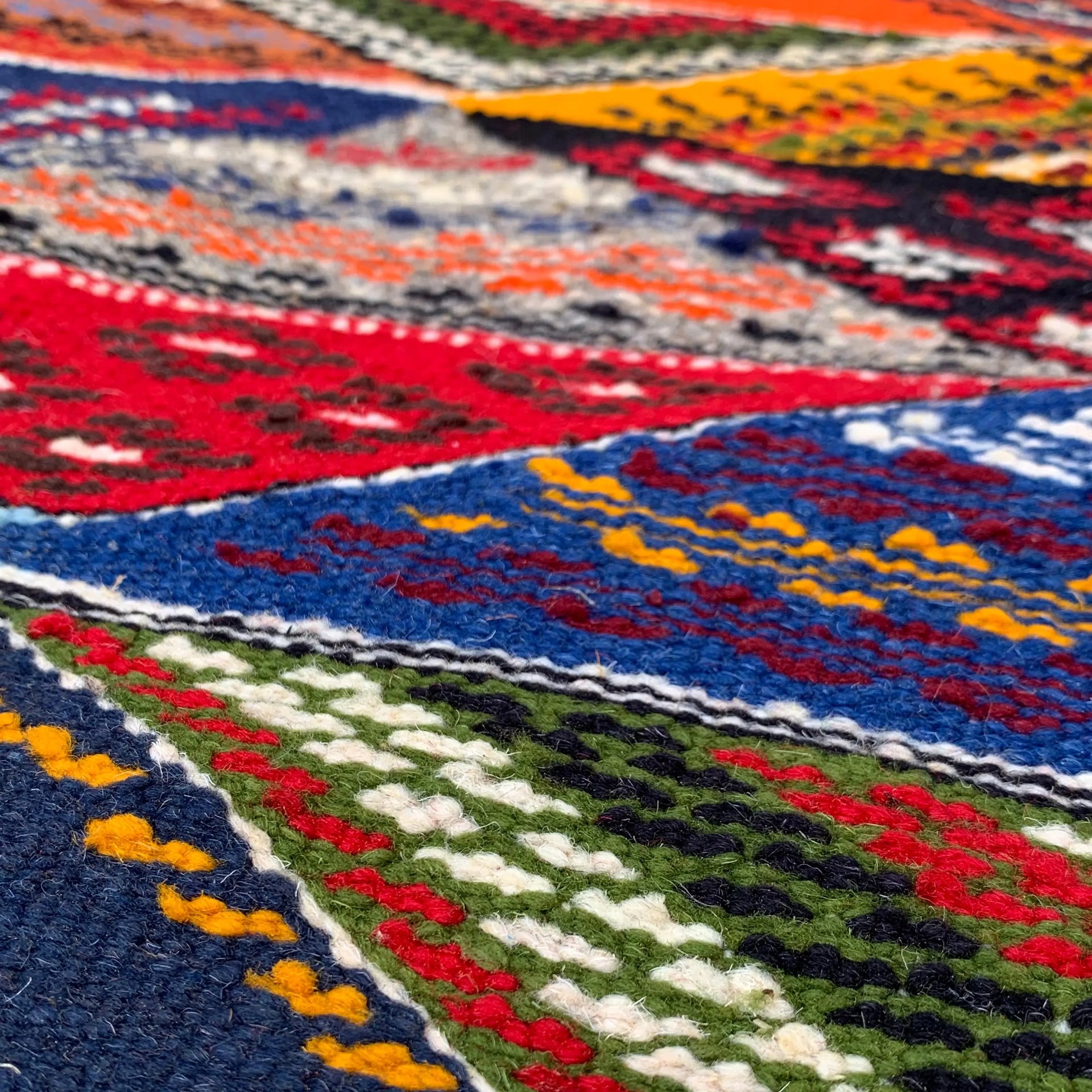 Moroccan Kilim Runner Rug 