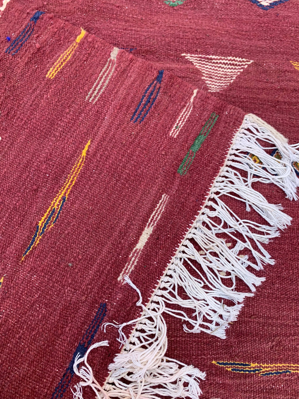 Reddish Brown Moroccan Rug
