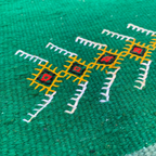 Green Kilim Rug 