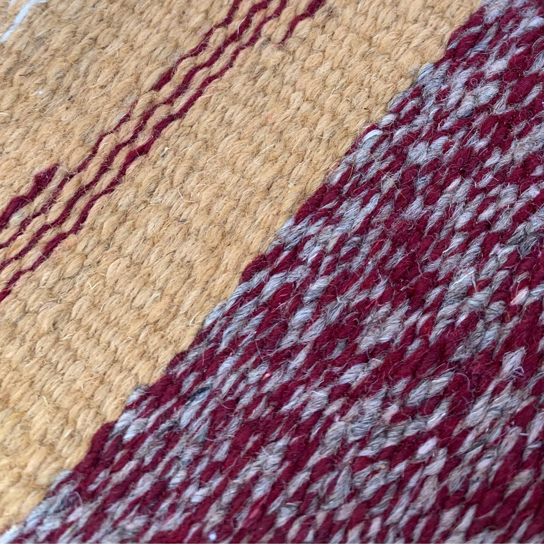 Close-up of a small moroccan rug