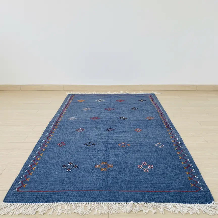  Blue Moroccan Rug