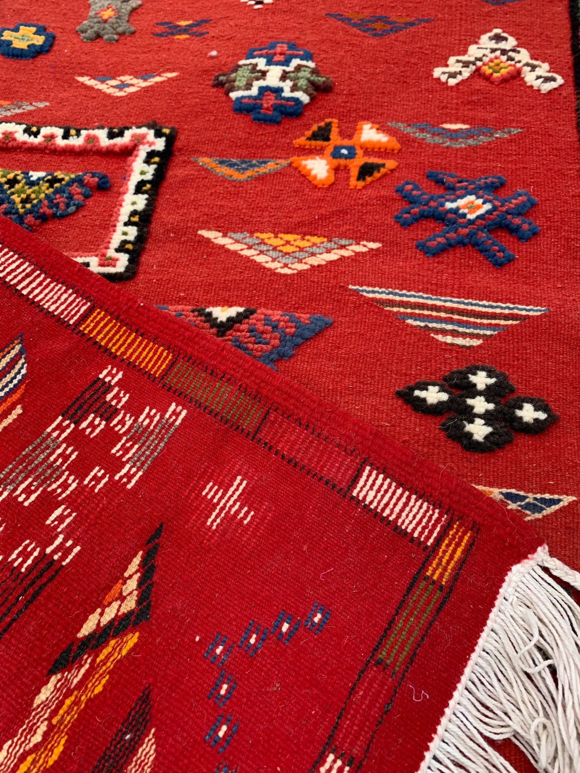 Red Runner Moroccan Rug 