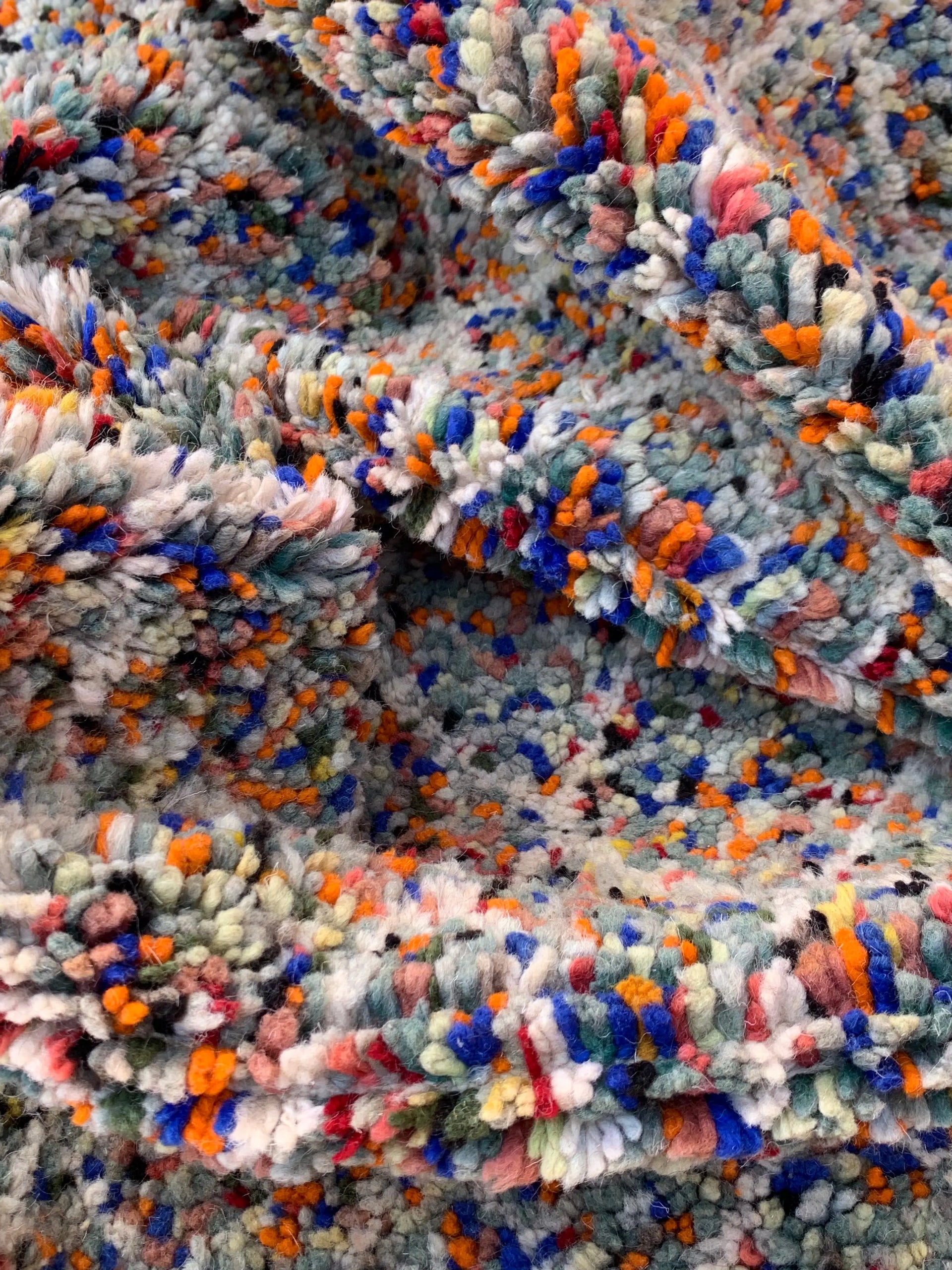 Moroccan Rug – Hand-Knotted Multicolor Wool from Taznakht