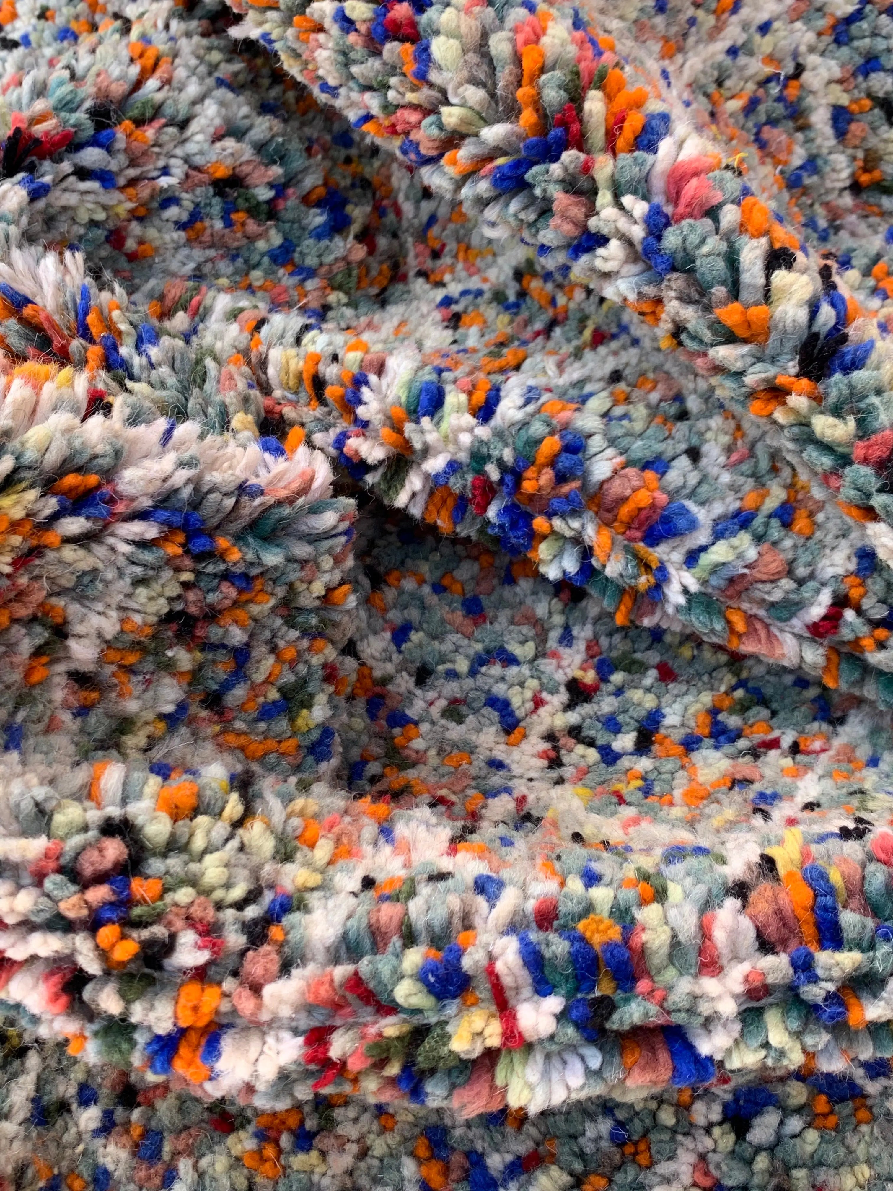 Moroccan Rug – Hand-Knotted Multicolor Wool from Taznakht