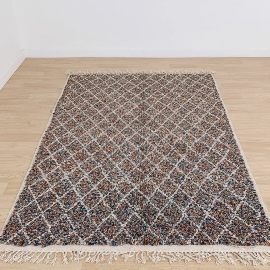 Moroccan Rug – Hand-Knotted Multicolor Wool from Taznakht