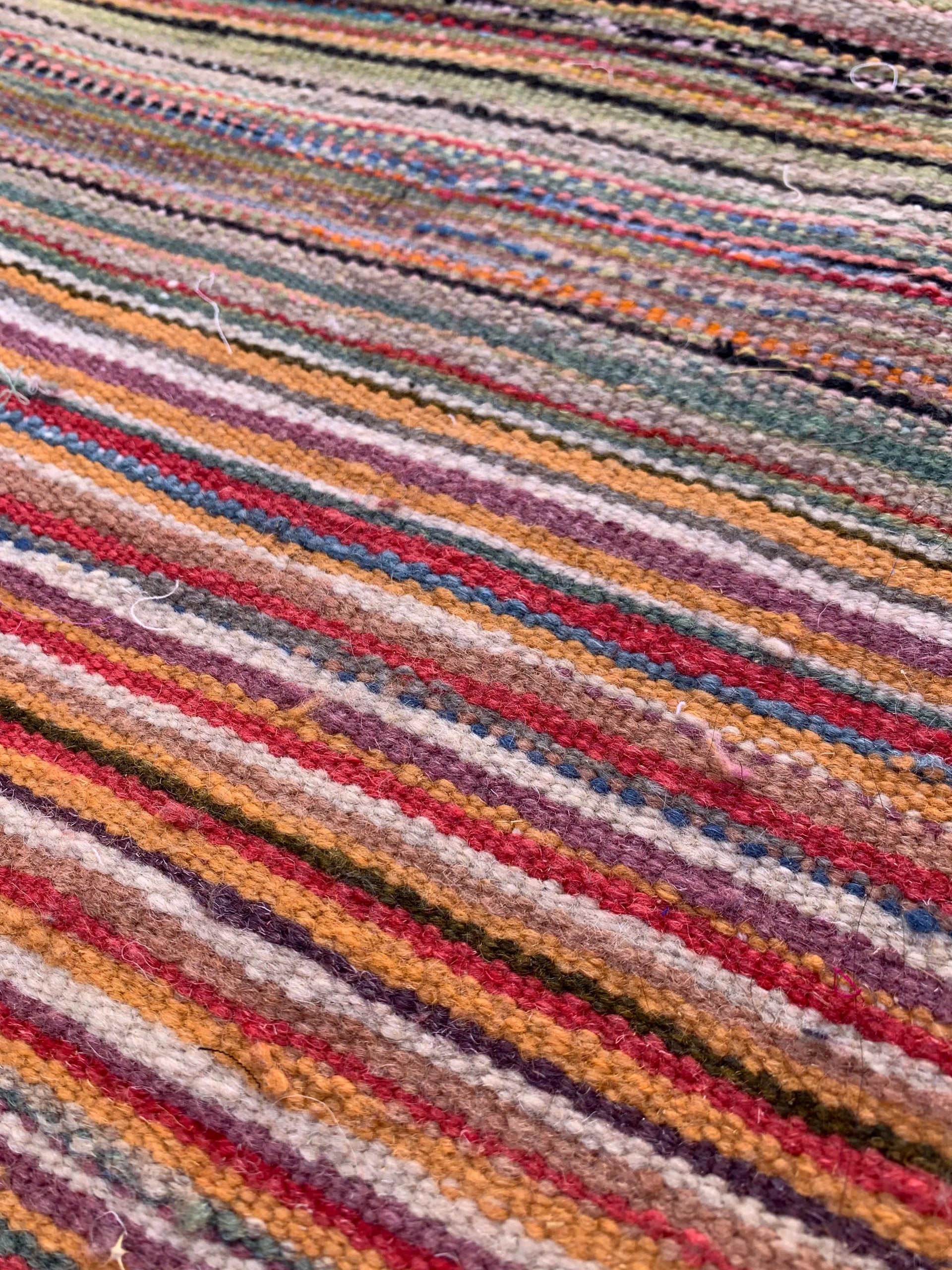 Multicolor Kilim Moroccan Rug – Handwoven Reversible Flat-Weave from Taznakht