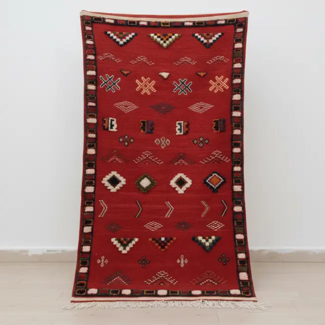 Red Moroccan Rug