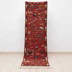 Red Runner Moroccan Rug 