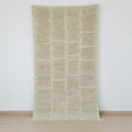 White Moroccan Rug – Handwoven Natural Wool from Taznakht